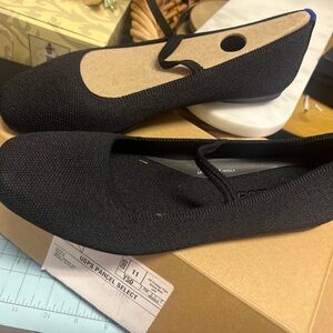 Rothy's Black square toe Mary Jane  Shoes